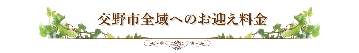 お迎え料金